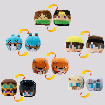 Pack 6 Reversible Plush